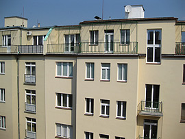 Zateplení bytového domu – Klimentská/Lannova ul., Praha 1